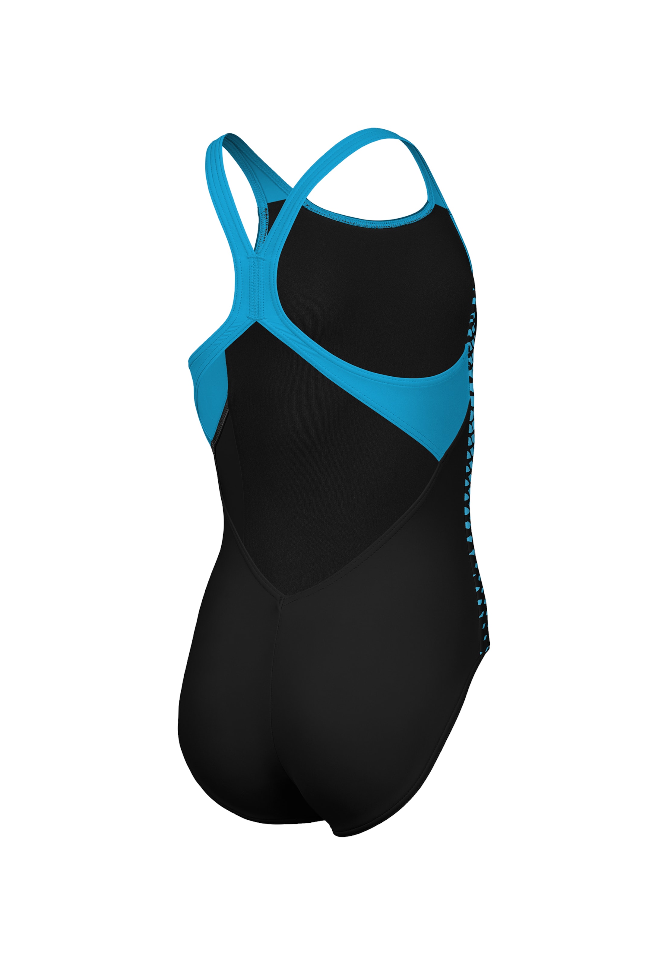 ARENA Jednodielne plavky 'OPENINGS' tyrkysová / čierna