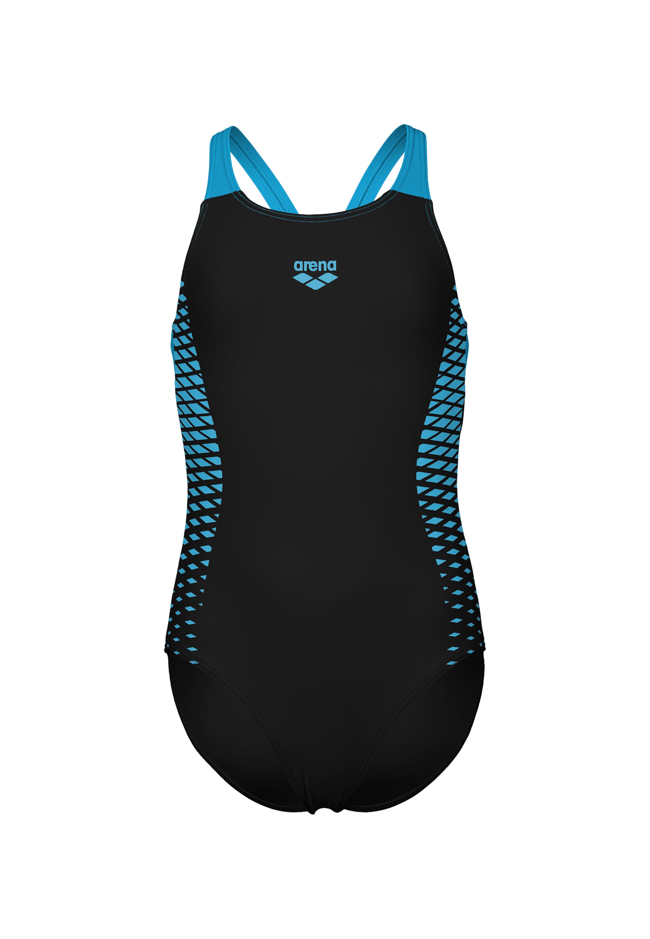 ARENA Jednodielne plavky 'OPENINGS' tyrkysová / čierna