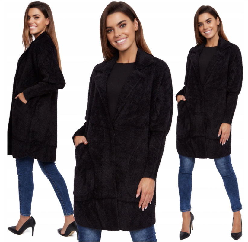 Fashionweek Vlnený kabát z alpaky tc830