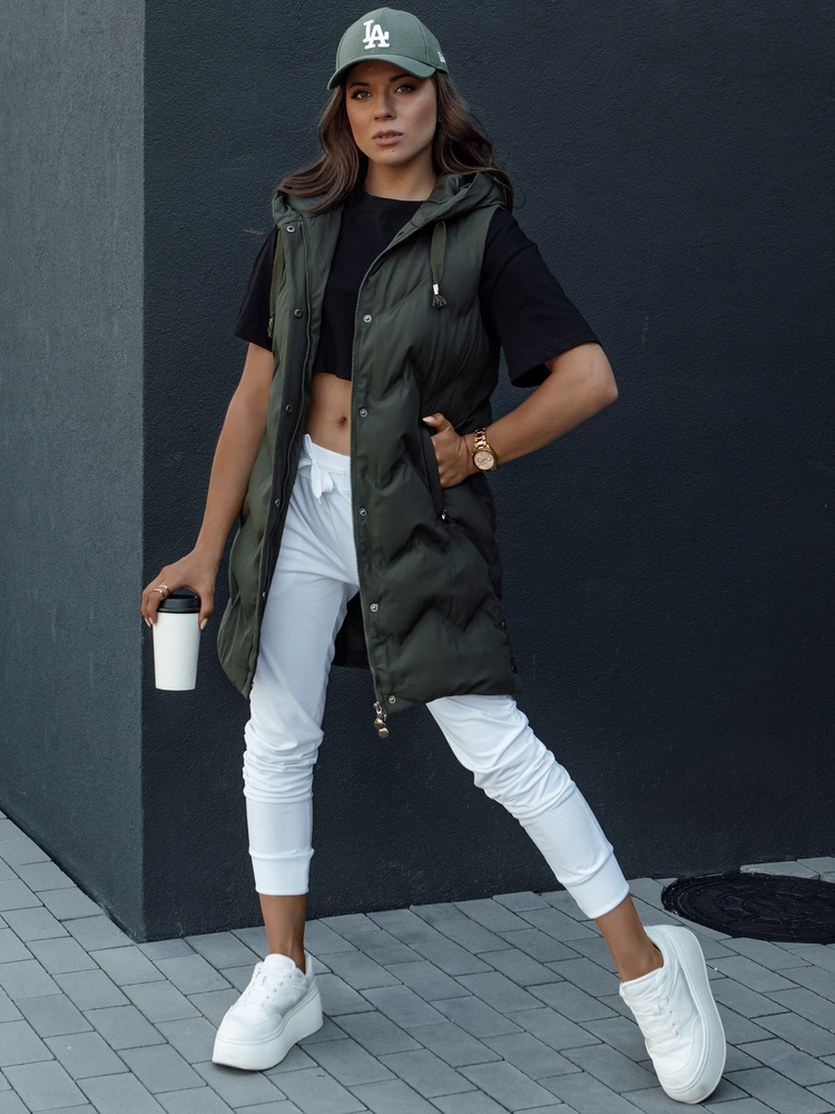 Dámska prešívaná vesta TAMIRA béžová Dstreet TY4528