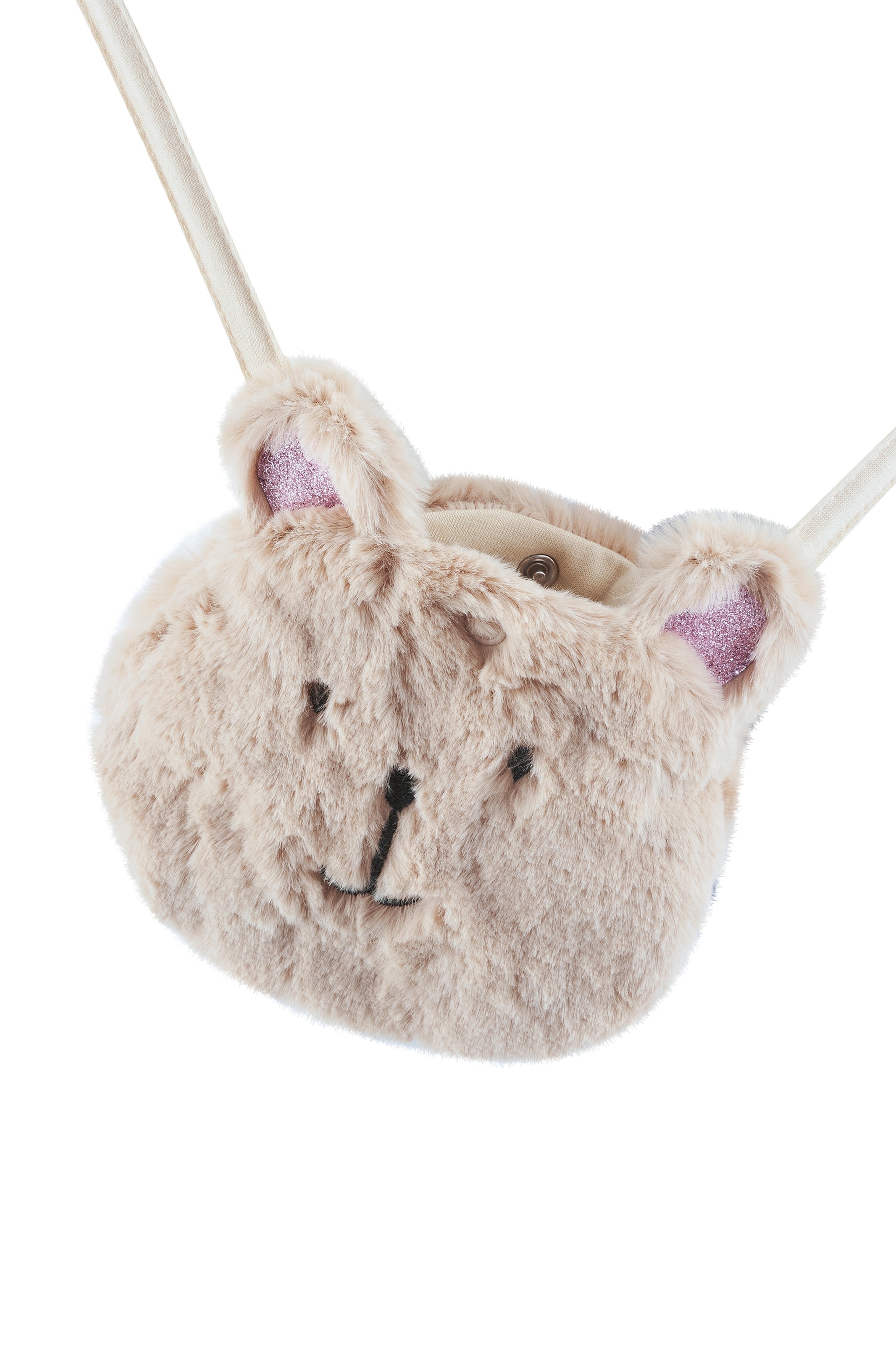 happy girls Šaty svetlobéžová / marhuľová / červeno-fialová / biela