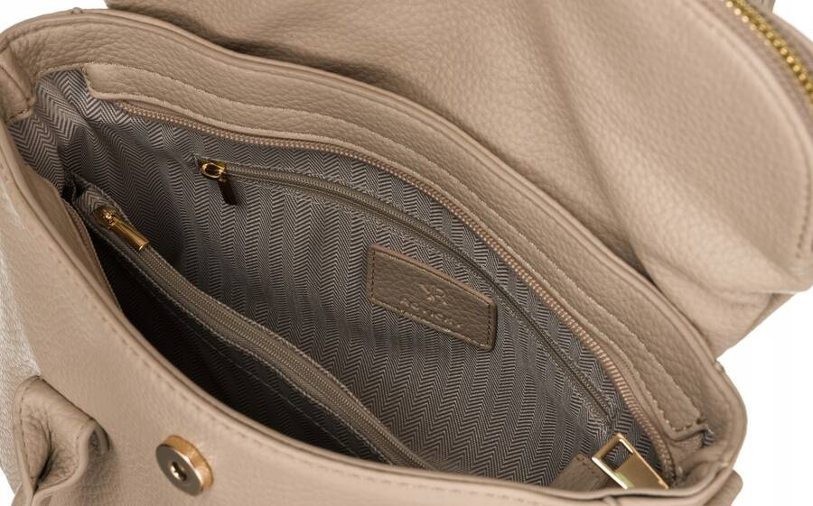 Rovicky Béžová crossbody taška so zlatými detailmi R-TOR-ALE-8