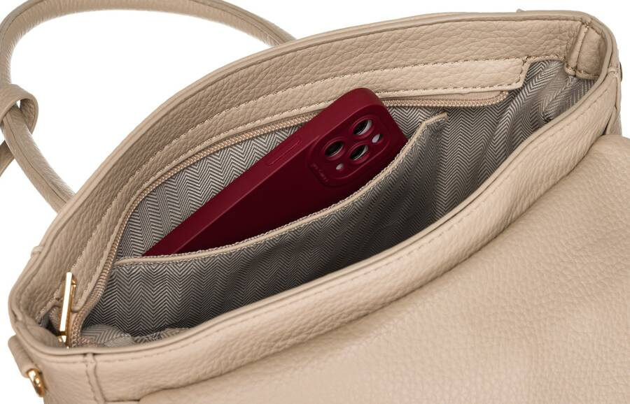 Rovicky Béžová crossbody taška so zlatými detailmi R-TOR-ALE-8