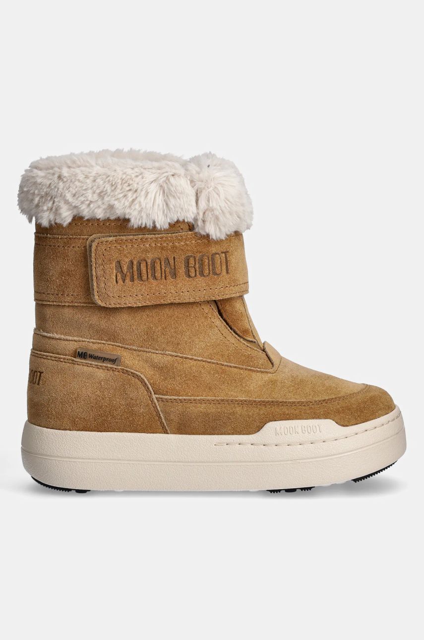 Detské snehule Moon Boot JR PARK STRAP BOOT SUEDE