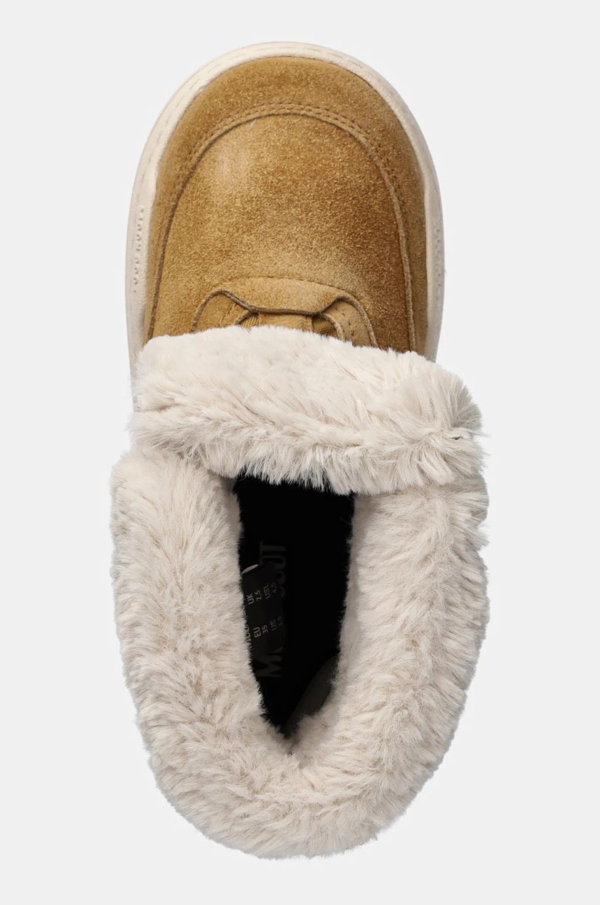 Detské snehule Moon Boot JR PARK STRAP BOOT SUEDE