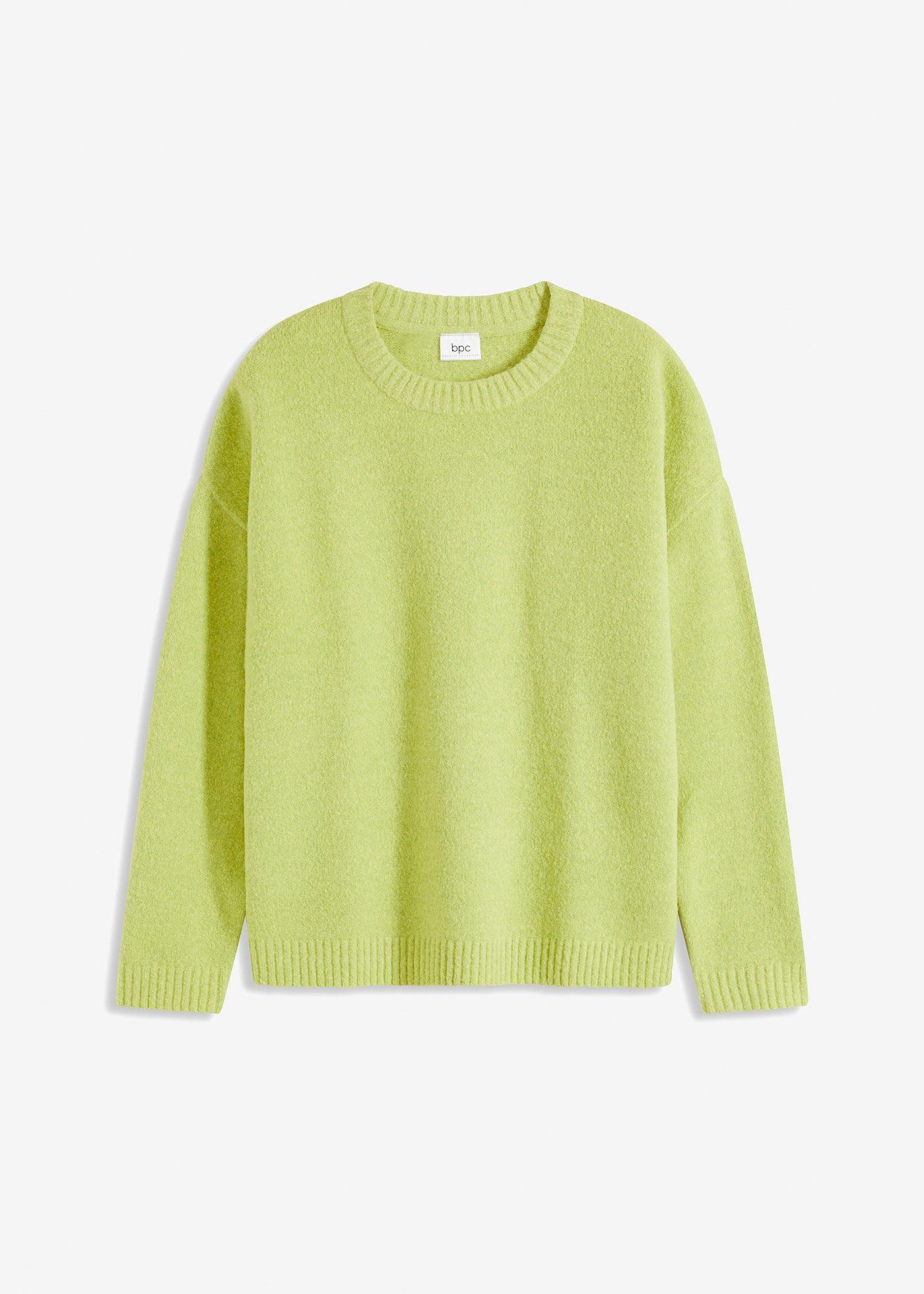 bonprix Oversize-pulóver, farba zelená
