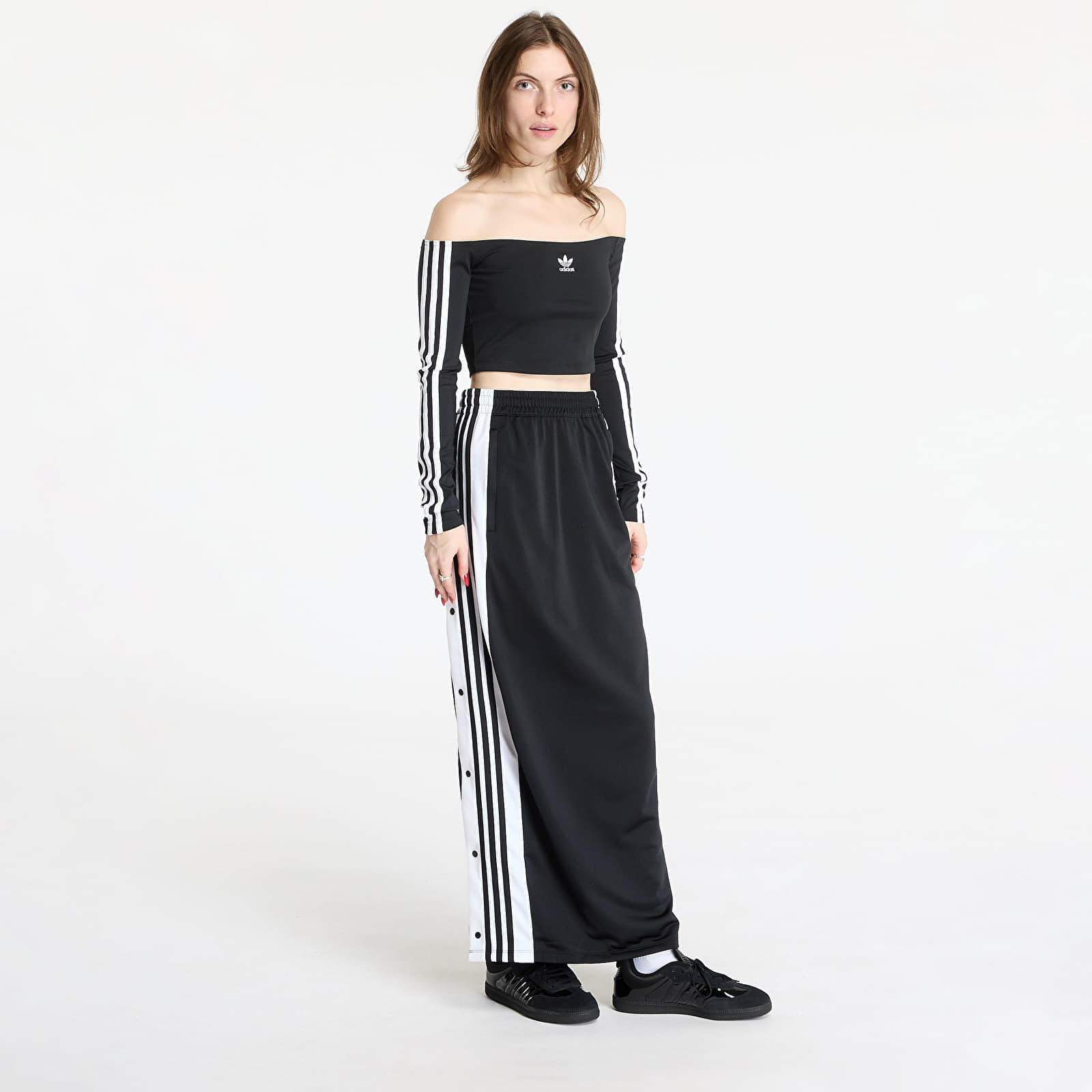 adidas Originals Sukňa adidas Adicolor Adibreak Maxi Skirt Black S