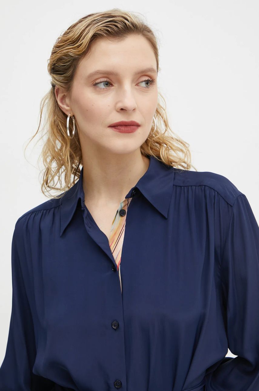 Šaty s prímesou hodvábu PS Paul Smith