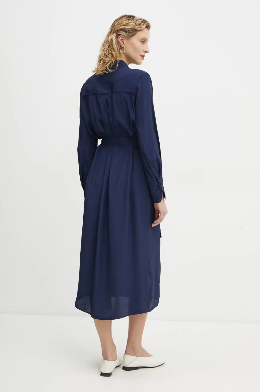 Šaty s prímesou hodvábu PS Paul Smith