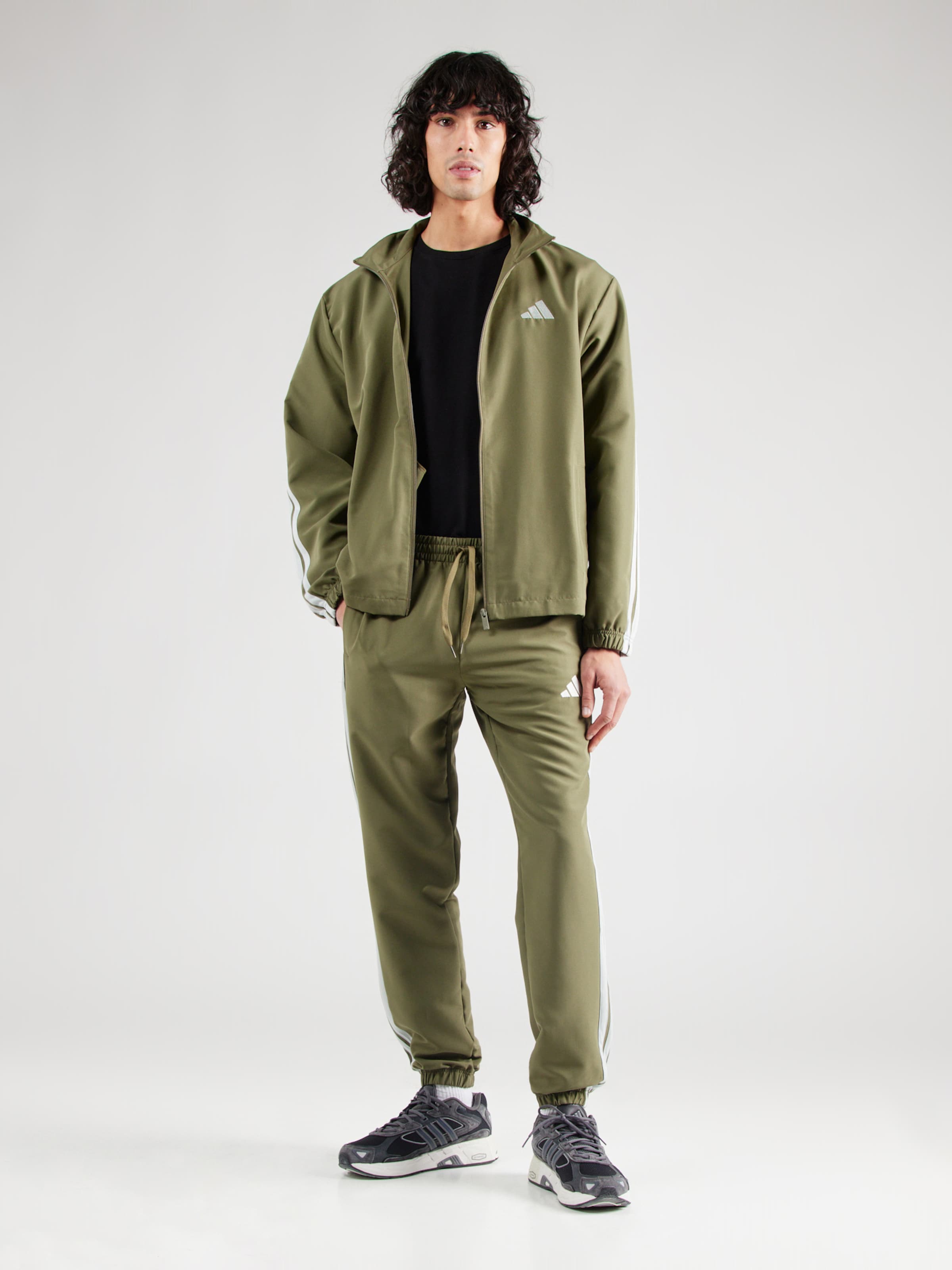 ADIDAS SPORTSWEAR Športový úbor olivová / biela