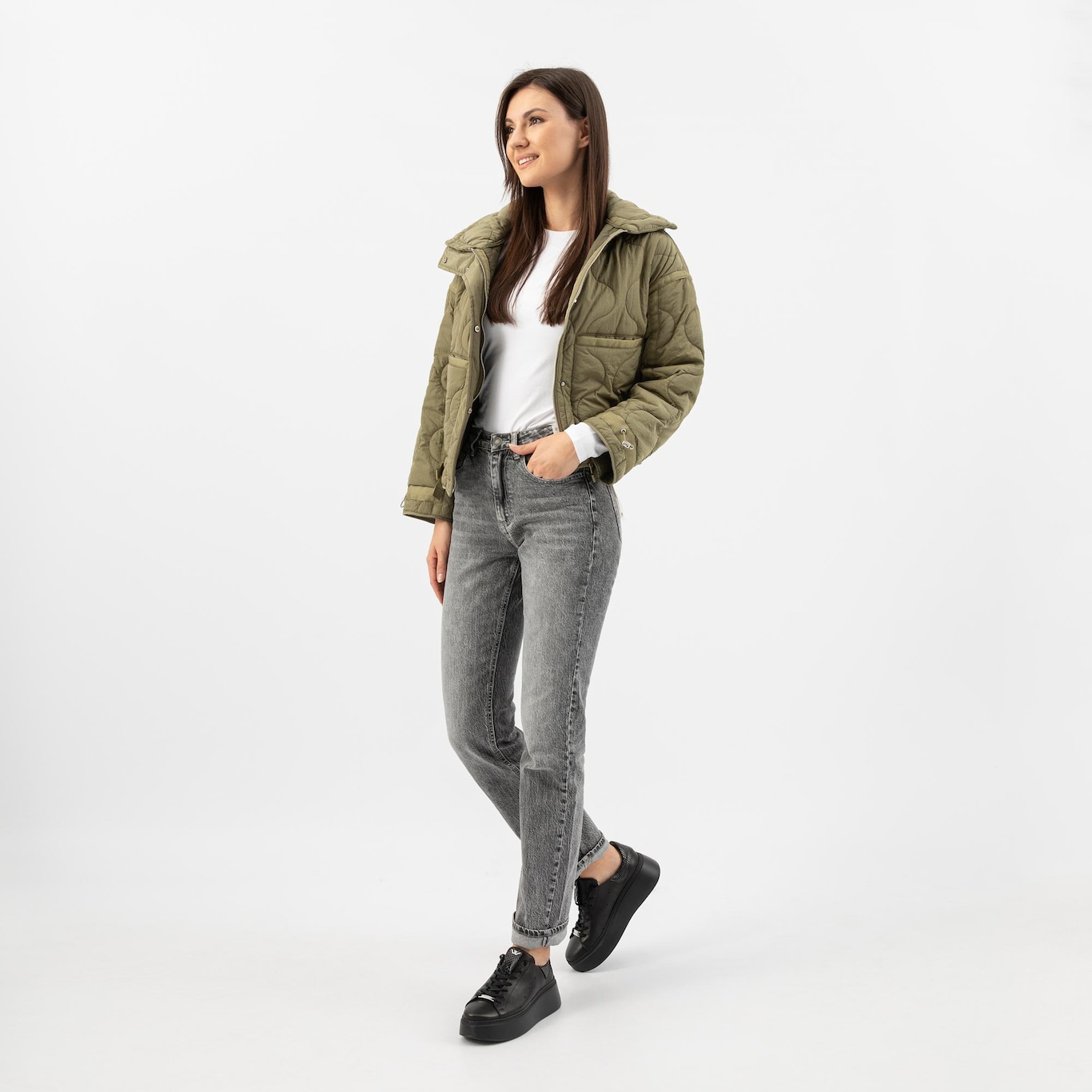 Wojas Čierne Tenisky Na Ľahkej Vysokej Podrážke