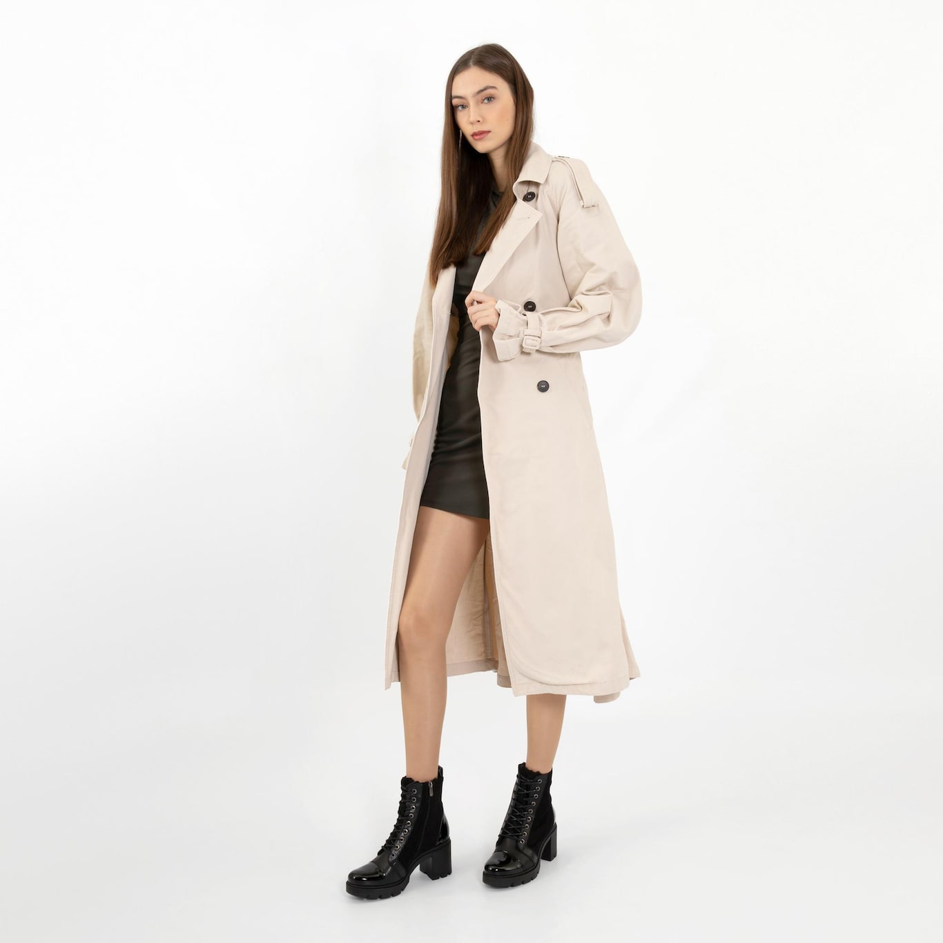 Wojas Čierne Dámske Tretiky Na Podpätku Z Zateplením Z Pleteniny S Kožušinkou