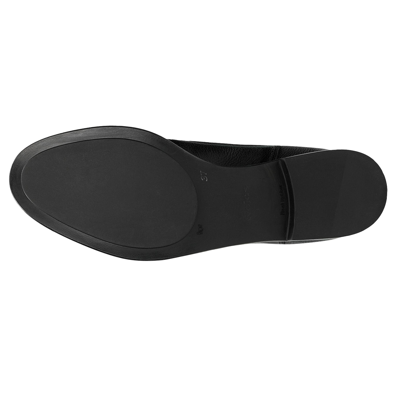 Wojas Dámske Čierne Mokasíny Z Hladkej Kože