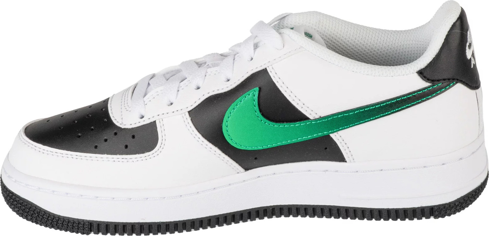 Bielo-čierne chlapčenské tenisky Nike Air Force 1 LV8 2 GS FZ4353-100