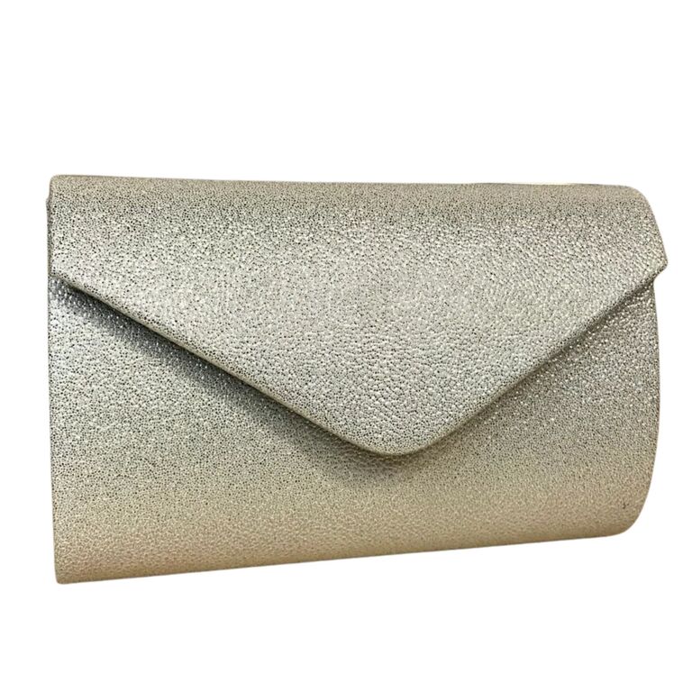 JOHN-C Strieborná luxusná spoločenská kabelka ANNA