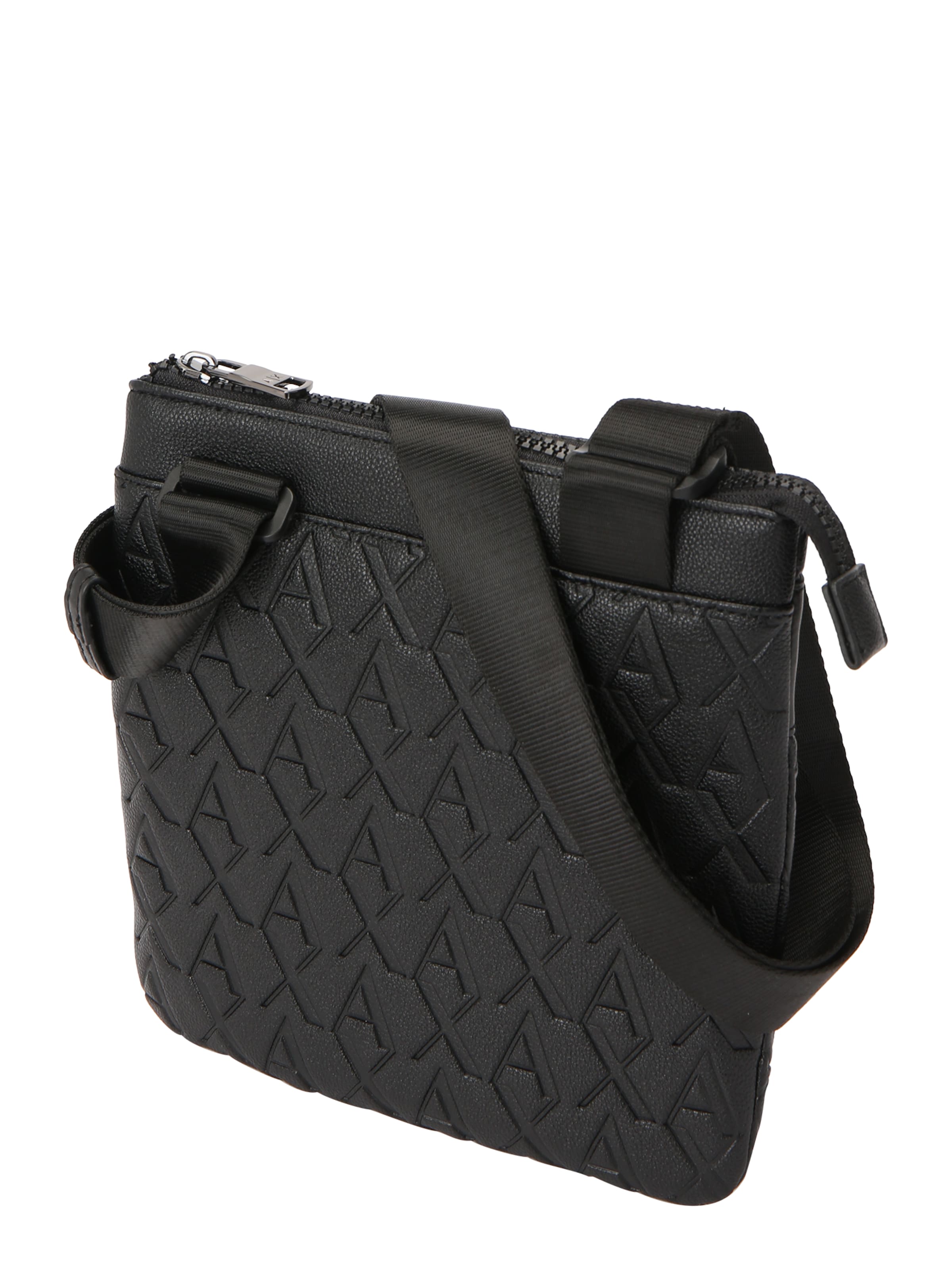 ARMANI EXCHANGE Taška cez rameno 'LIAM' čierna