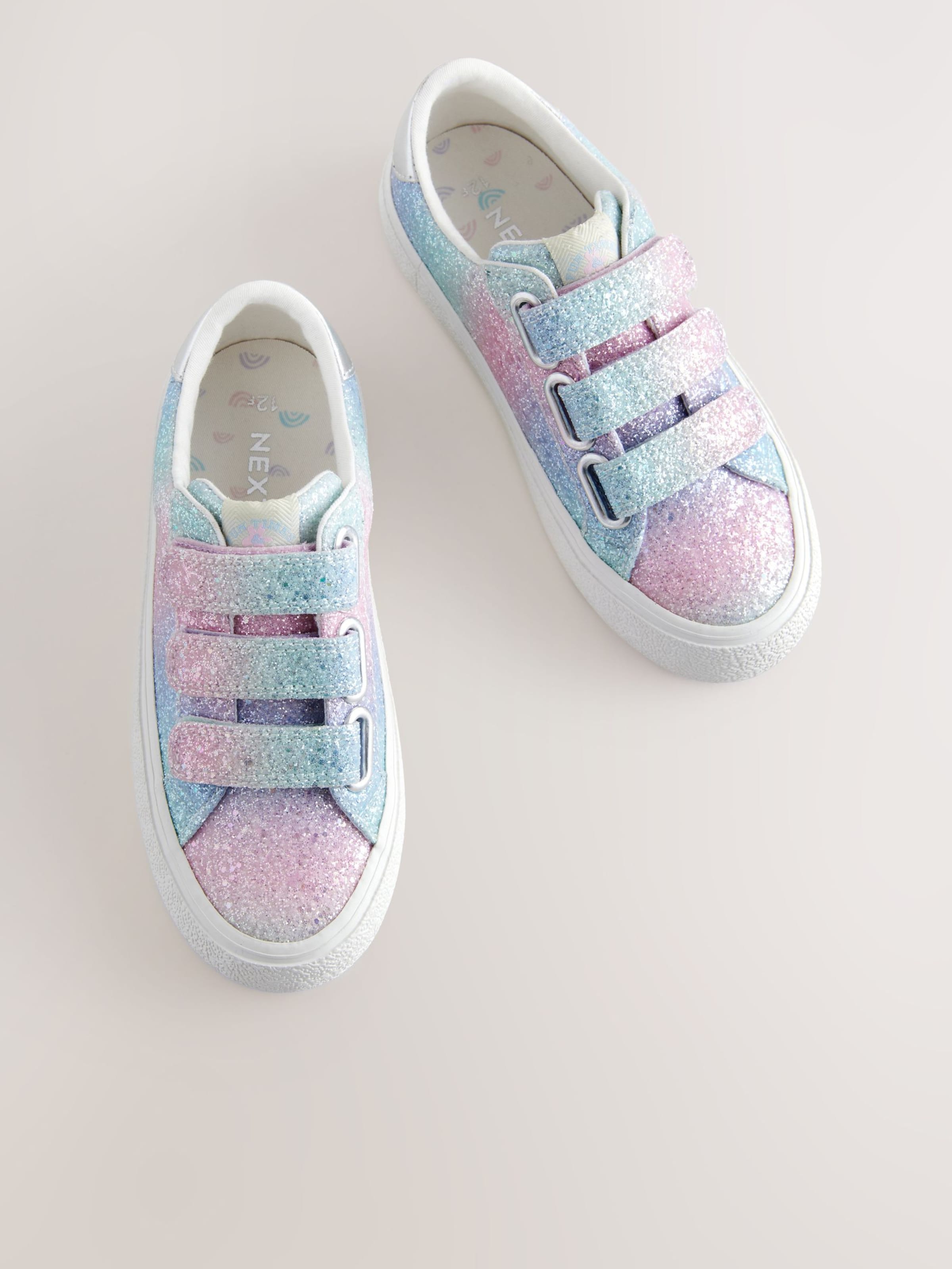 Next Tenisky svetlomodrá / mätová / ružová / strieborná