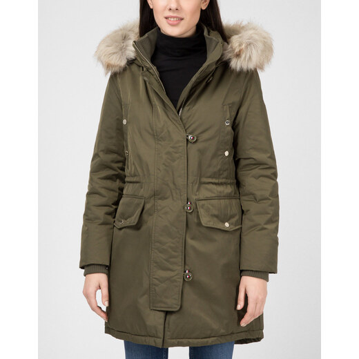 Tommy Hilfiger d mska zimn khaki parka Sarah GLAMI.sk