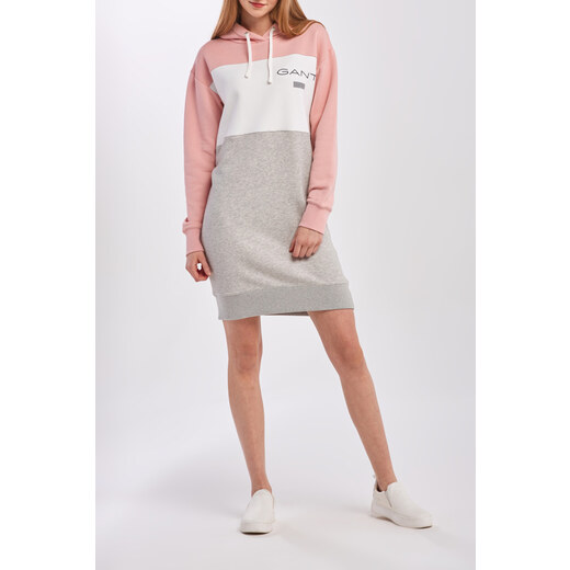 gant stripe hoodie dress