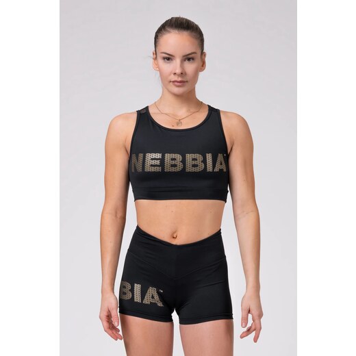 NEBBIA - Dámsky fitness overal 823 (black) 