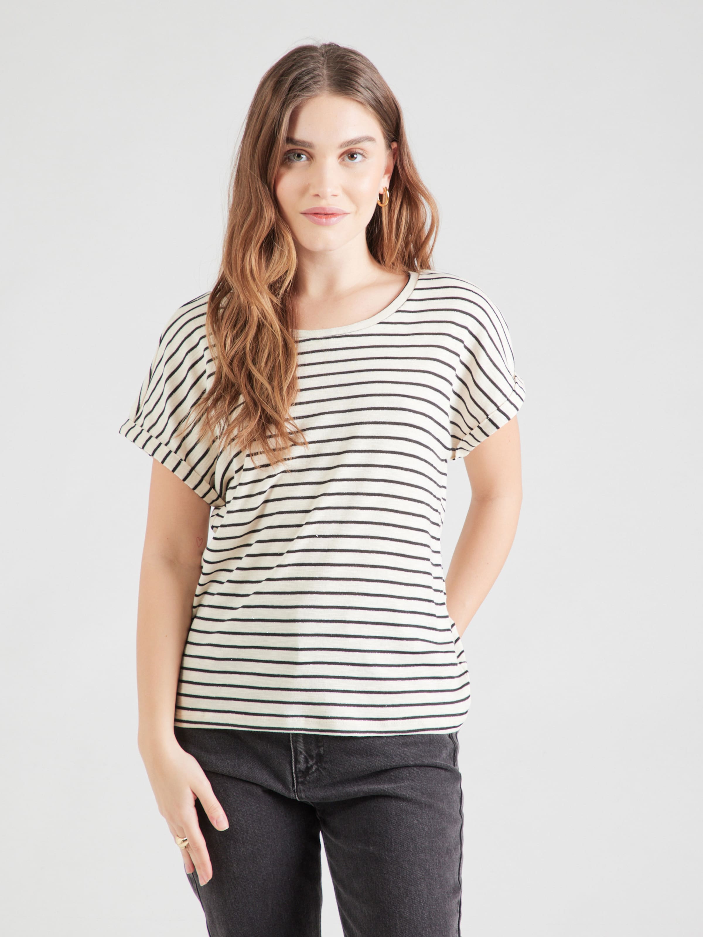 GARCIA Tričko čierna / biela