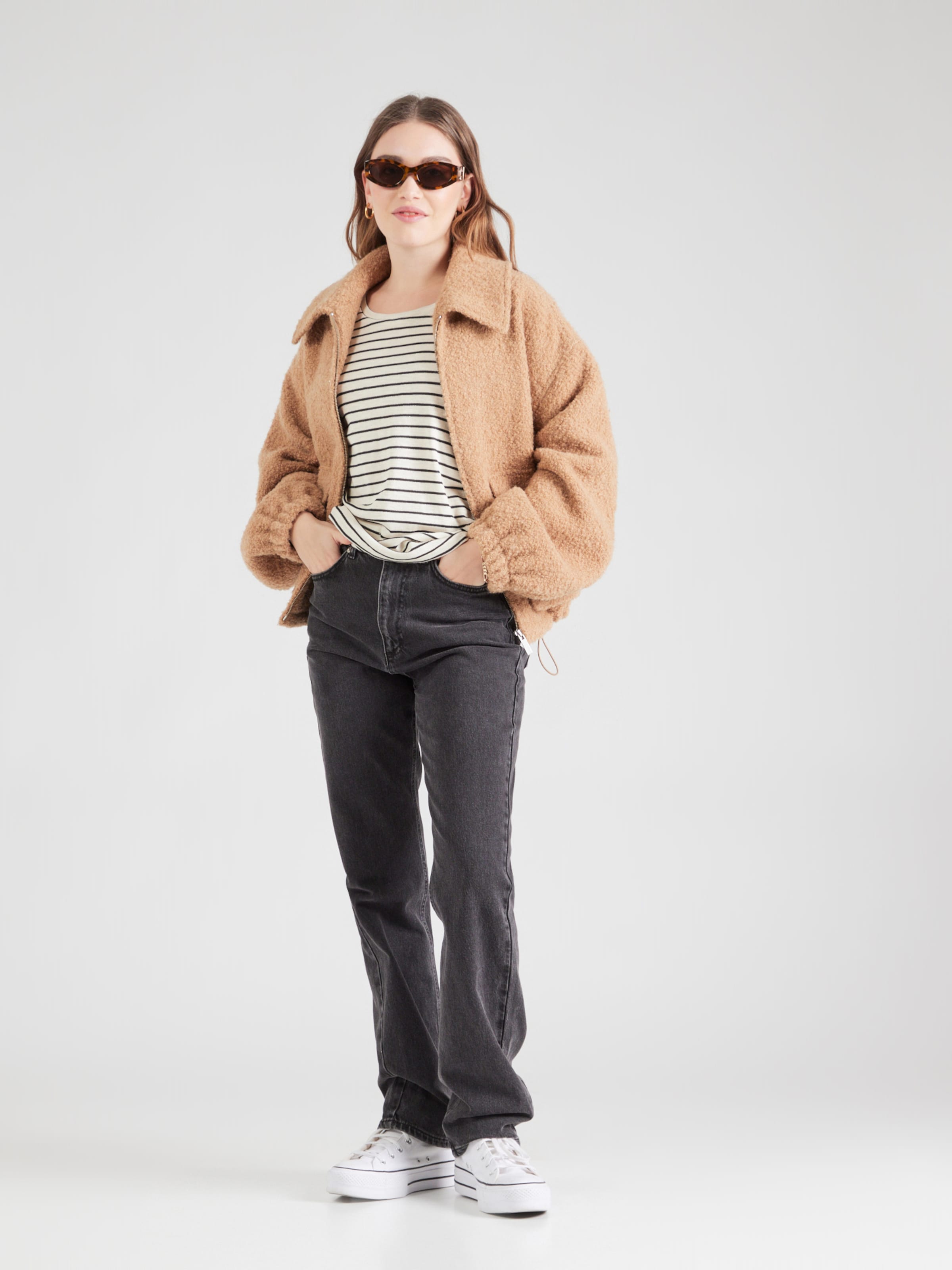 GARCIA Tričko čierna / biela