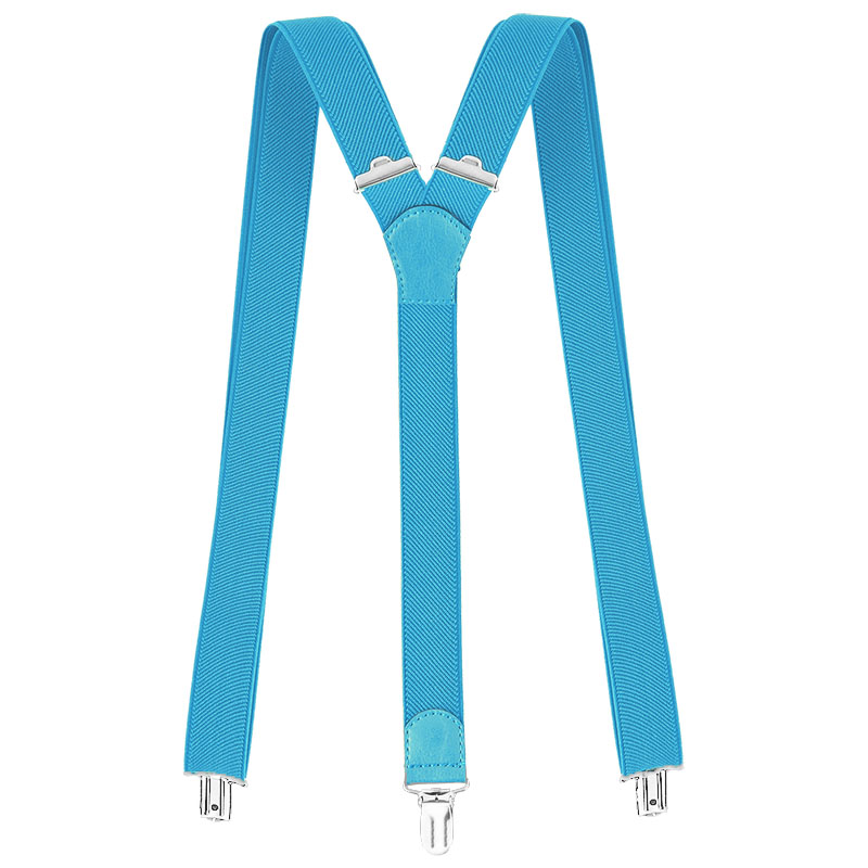 Traky na nohavice modré šírka 2,5 cm