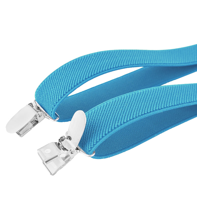 Traky na nohavice modré šírka 2,5 cm