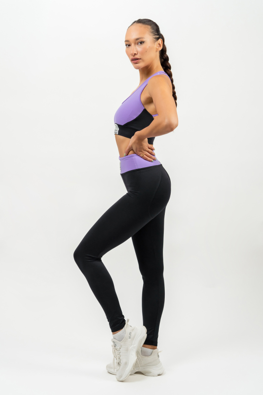 NEBBIA - Vystužená športová podprsenka SIGNATURE 472 (lila)