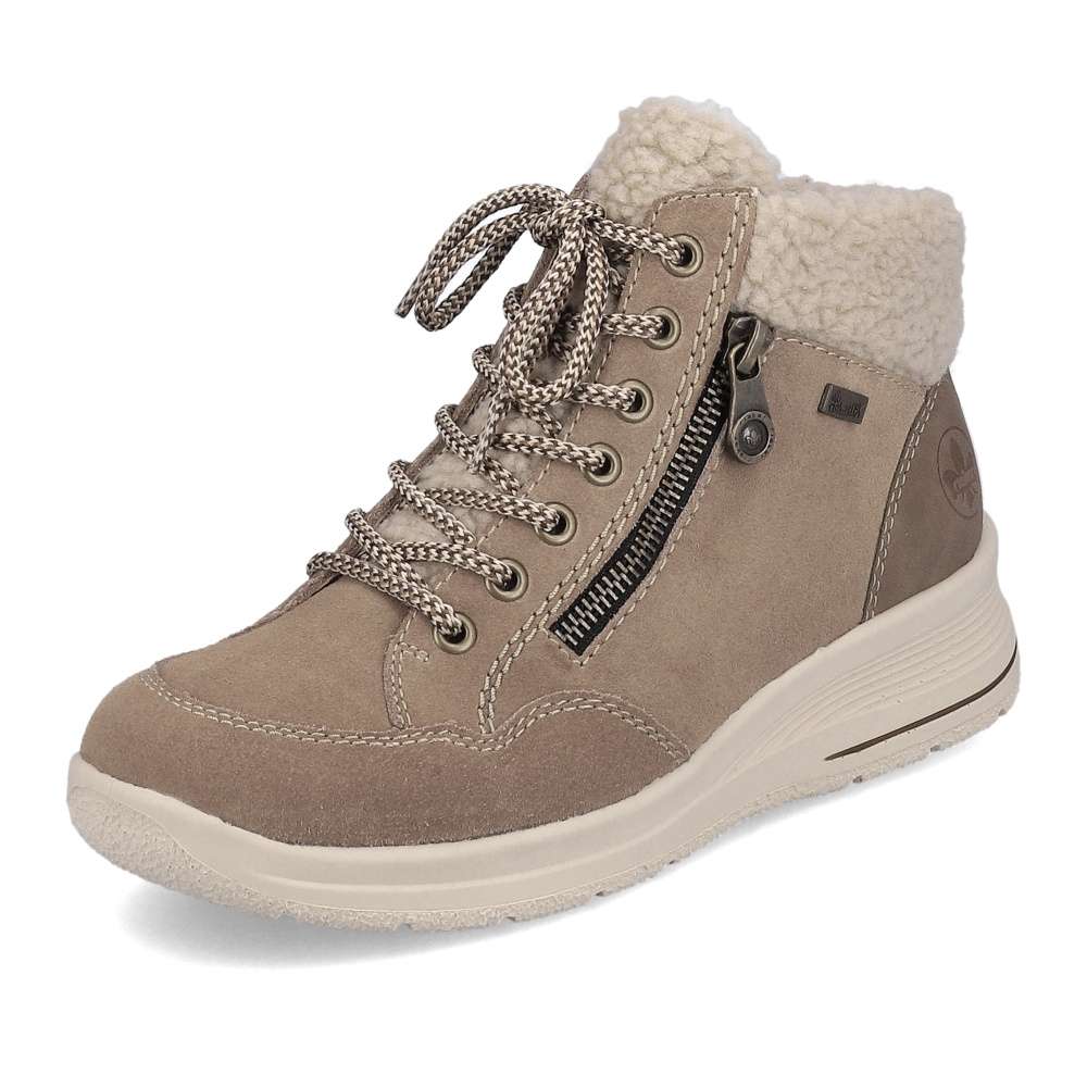 Dámska členková obuv RIEKER L7701-24 béžová W5