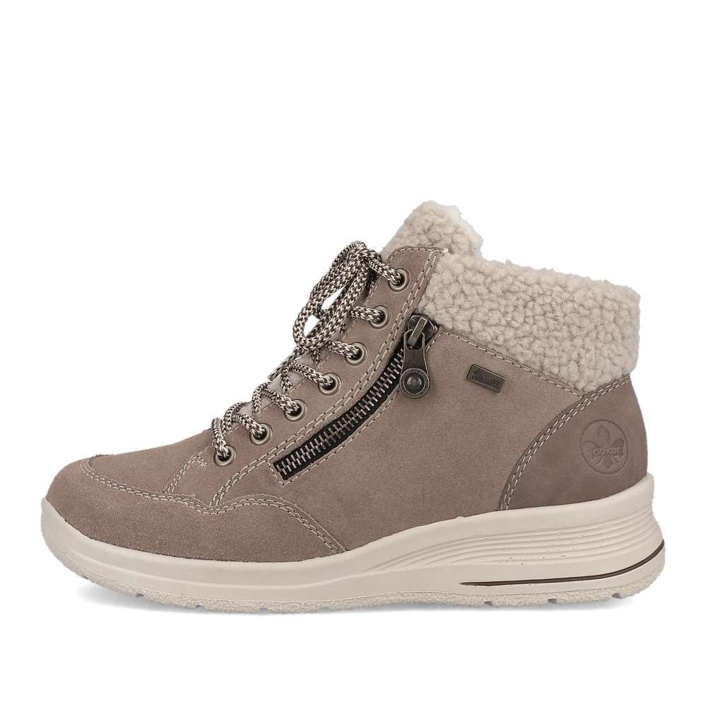 Dámska členková obuv RIEKER L7701-24 béžová W5