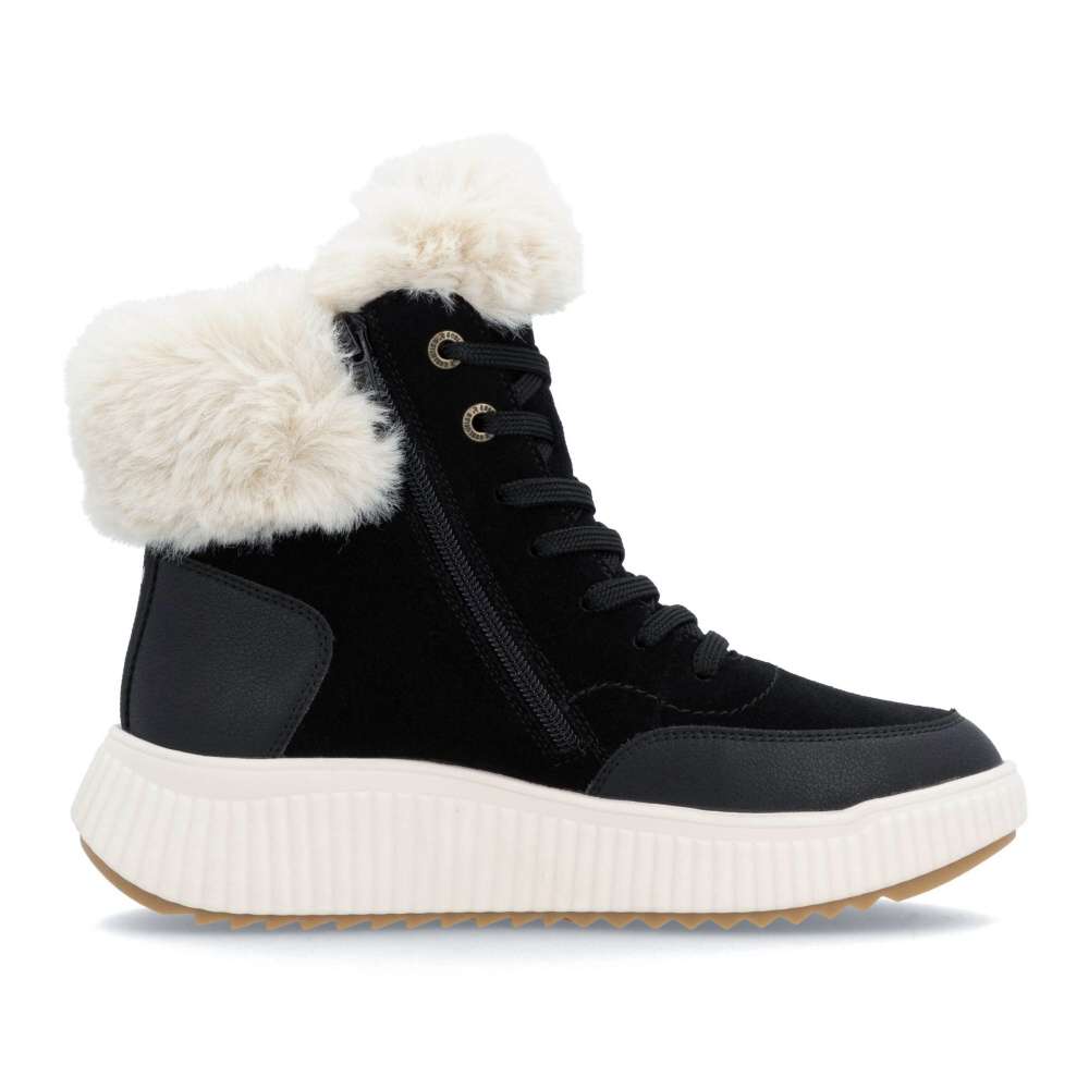 Dámska členková obuv RIEKER REVOLUTION W1773-00 čierna W4