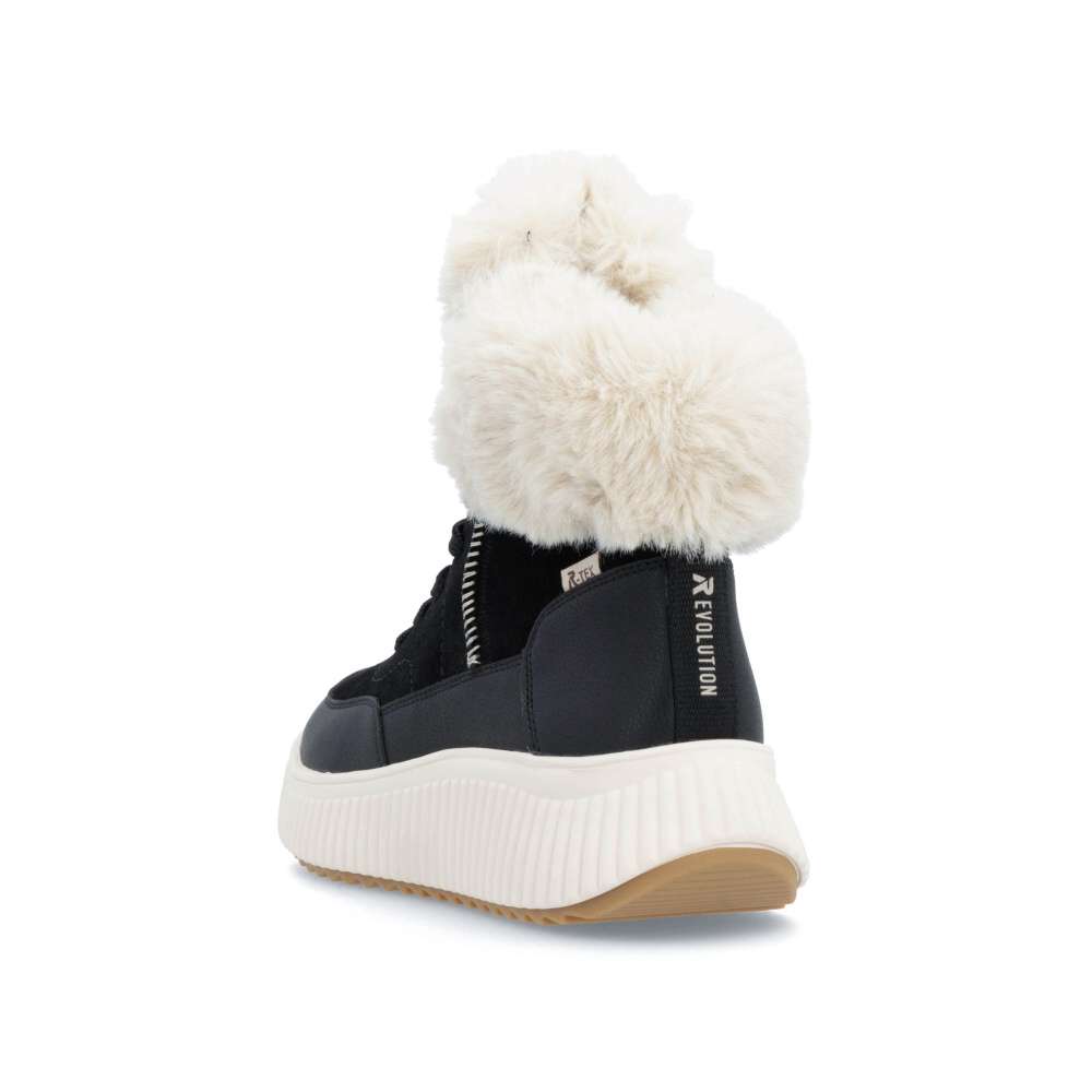 Dámska členková obuv RIEKER REVOLUTION W1773-00 čierna W4