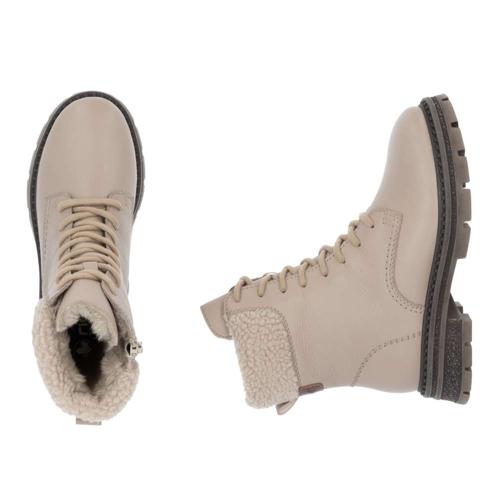 Dámska členková obuv RIEKER Z9805-20 béžová W4