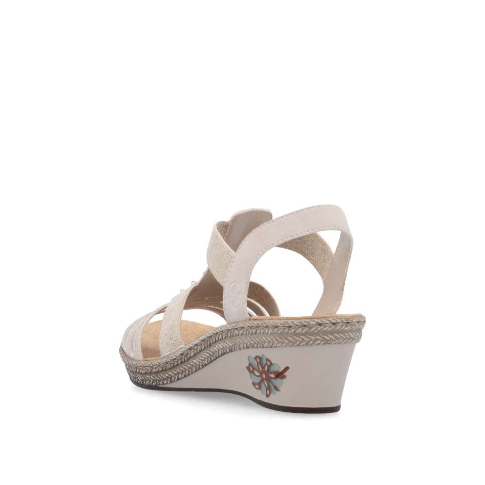 Dámske sandále RIEKER V2461-31 ružová S5