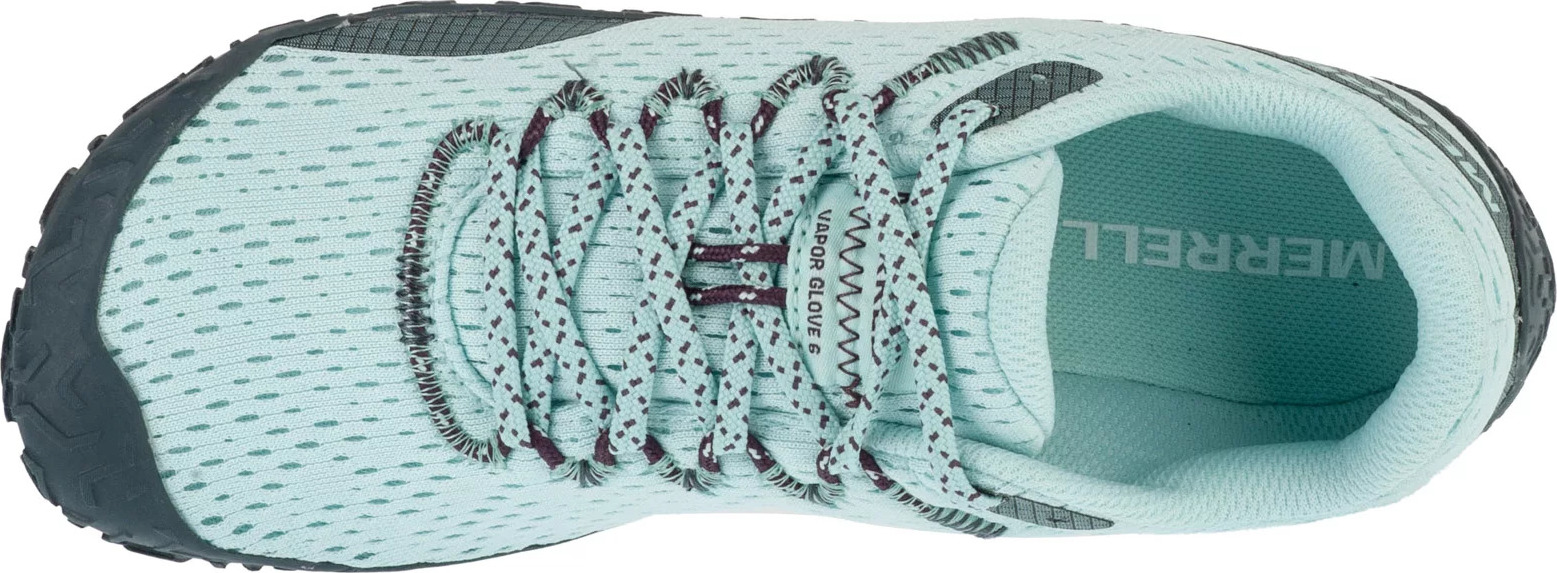 Svetlomodré dámske športové barefoot topánky Merrell Vapor Glove 6 J068330