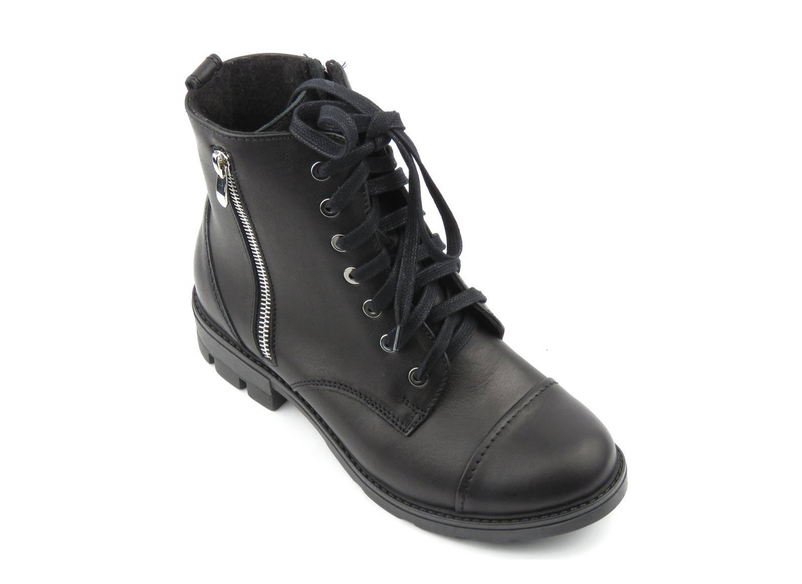 Kožené kozačky, dámské kozačky polské značky HELIOS Komfort 578, černé