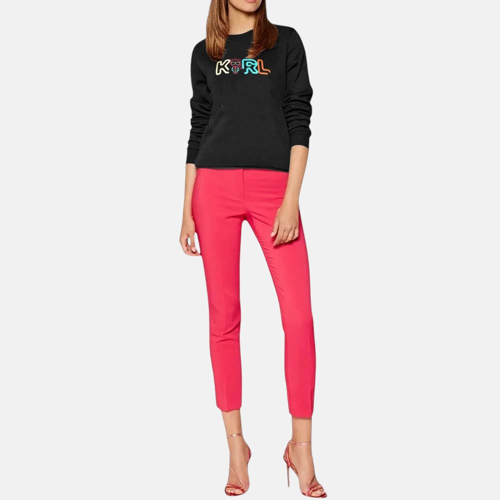 Dámská černá mikina Karl Lagerfeld Jelly Logo 56154