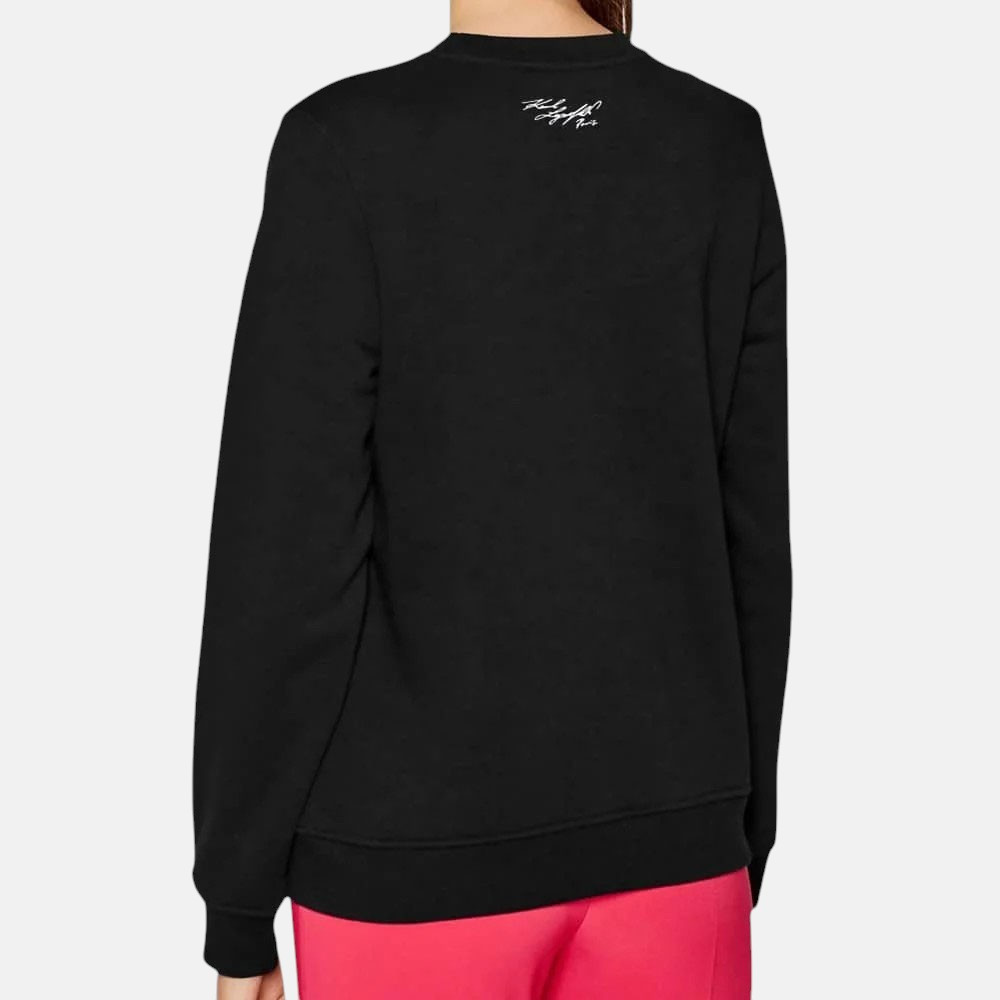 Dámská černá mikina Karl Lagerfeld Jelly Logo 56154