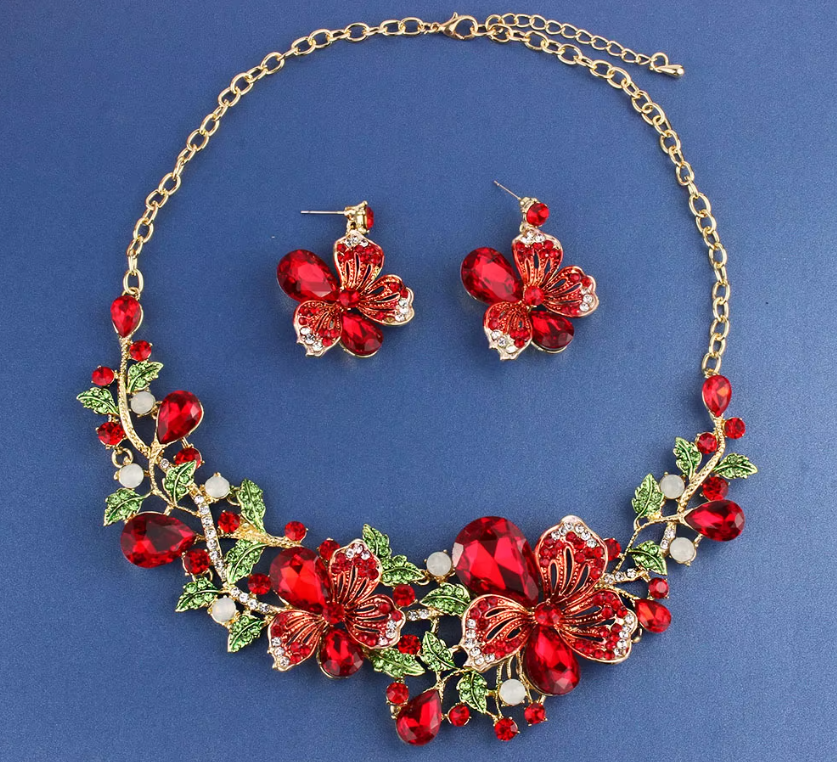 B-TOP Farebná súprava súprava s kryštálovými kvetmi