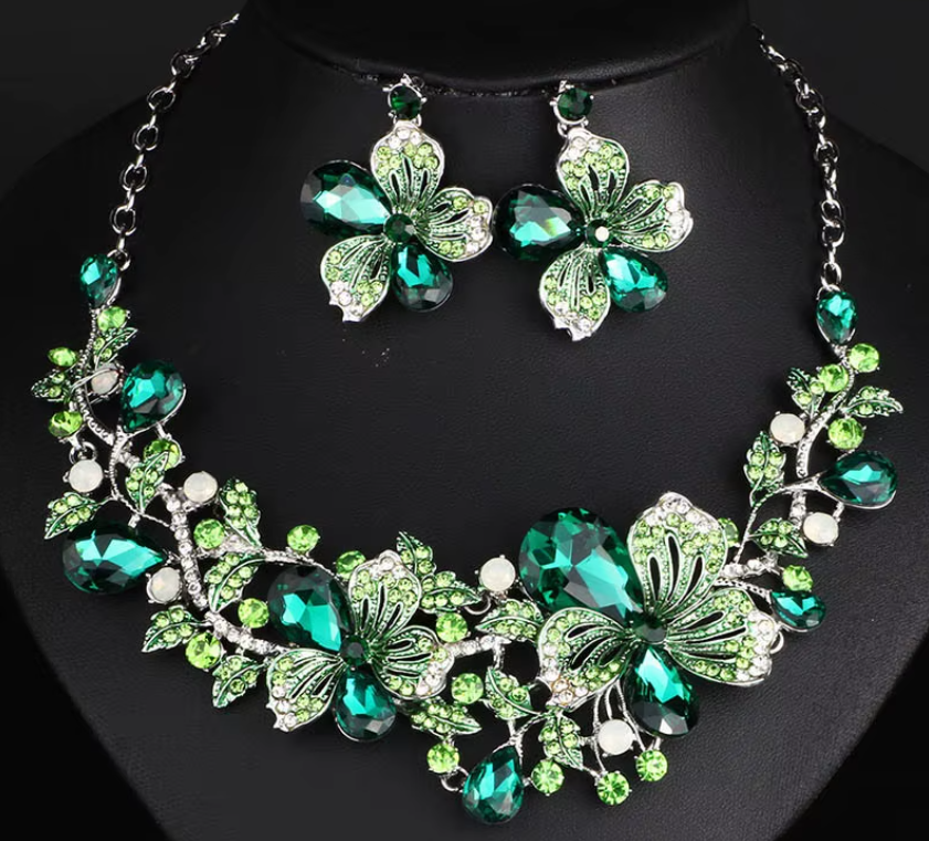 B-TOP Farebná súprava súprava s kryštálovými kvetmi