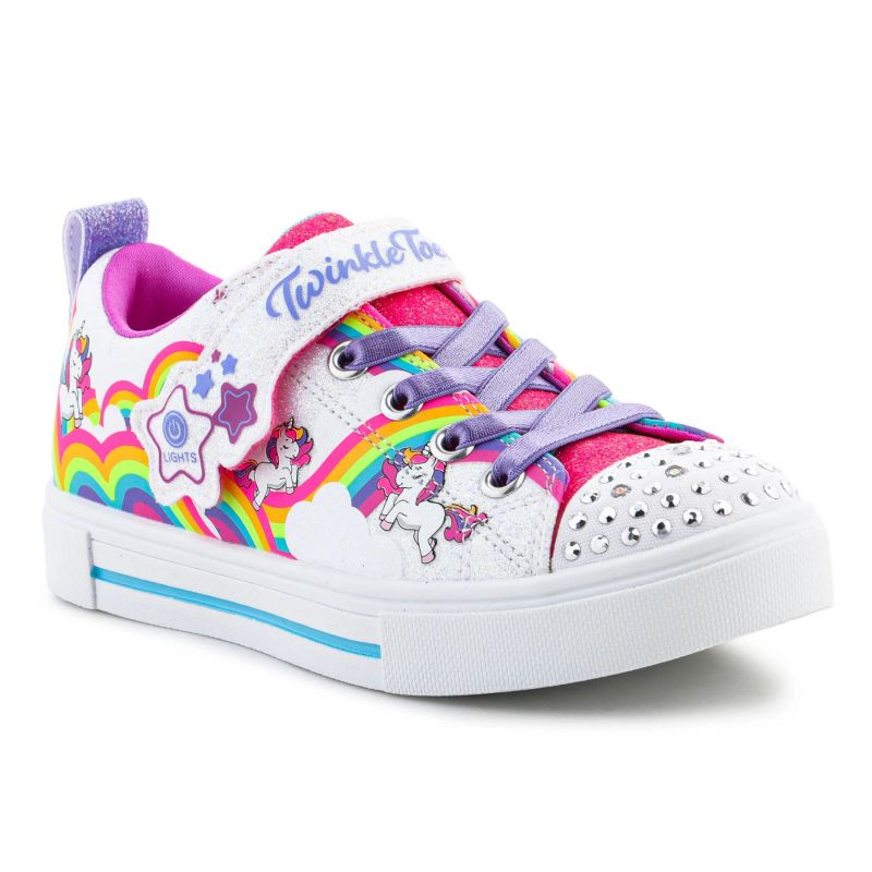 Skechers Twinkle Toes S Lights Twinkle Sparks Jumpin Clouds Jr 314809L-WMLT