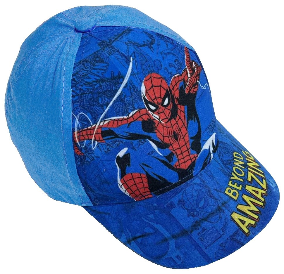 SpinMaster Chlapčenská šiltovka Spiderman MARVEL - sv. modrá