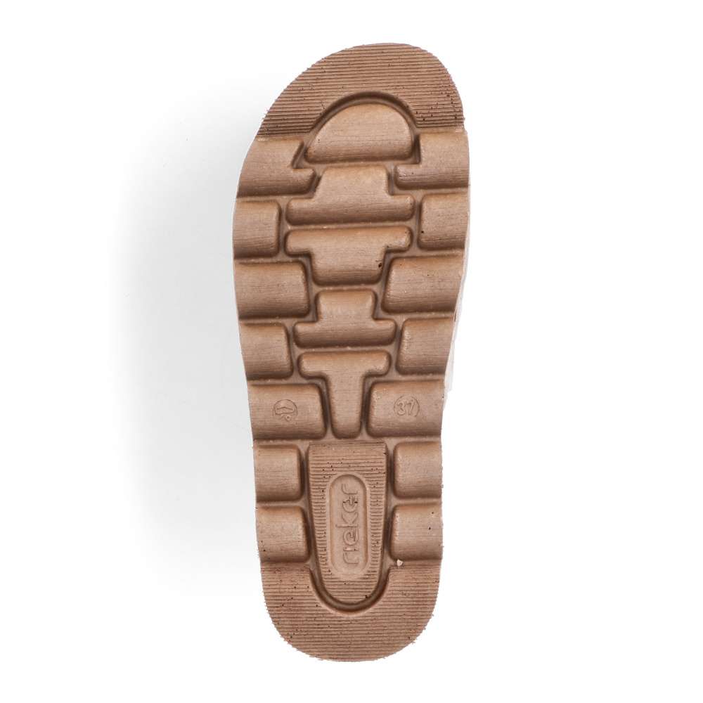 Dámske šľapky RIEKER V8763-60 béžová S6