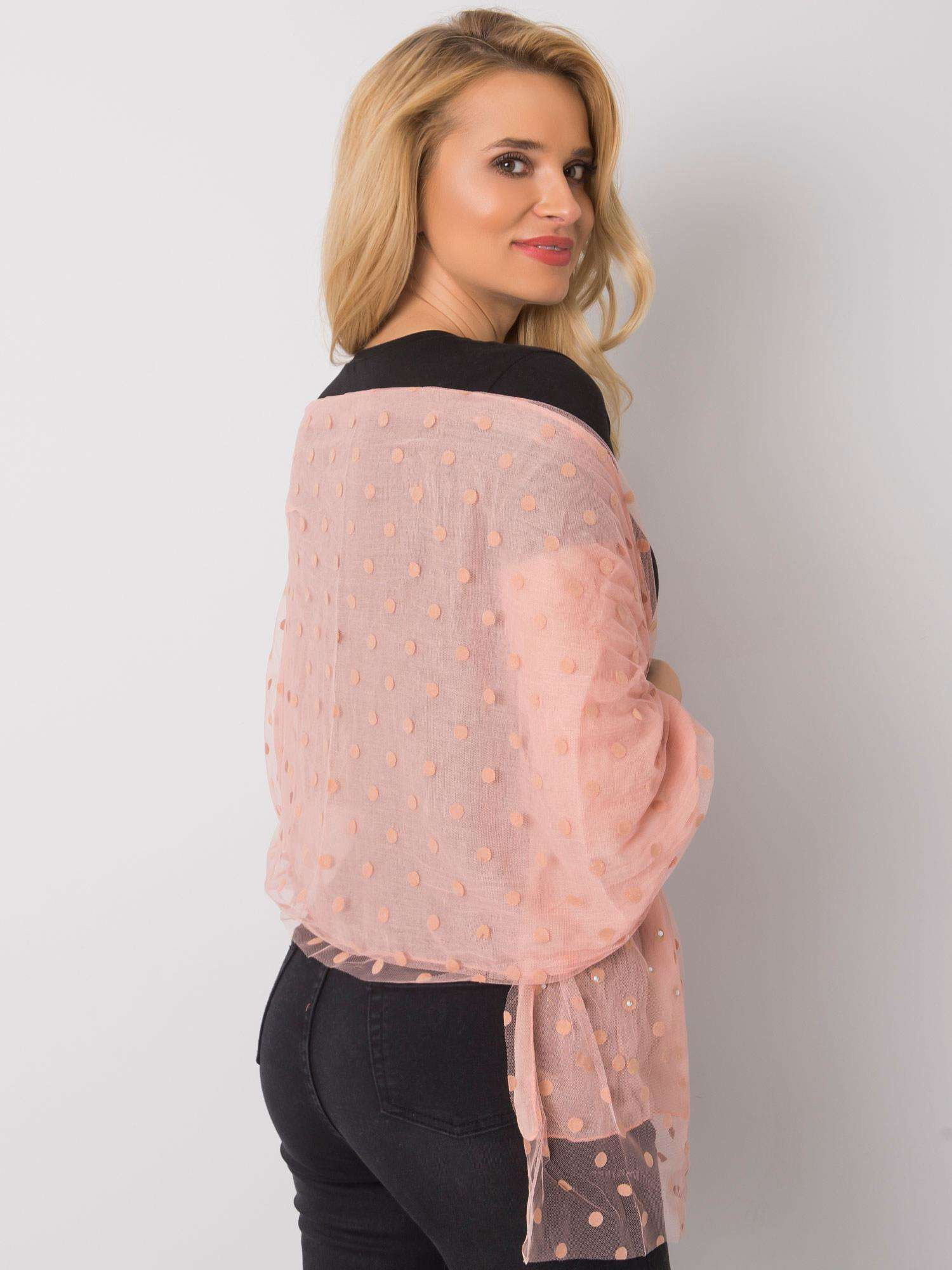 BASIC Ružová šatka s bodkami AT-CH-LM72965-pink