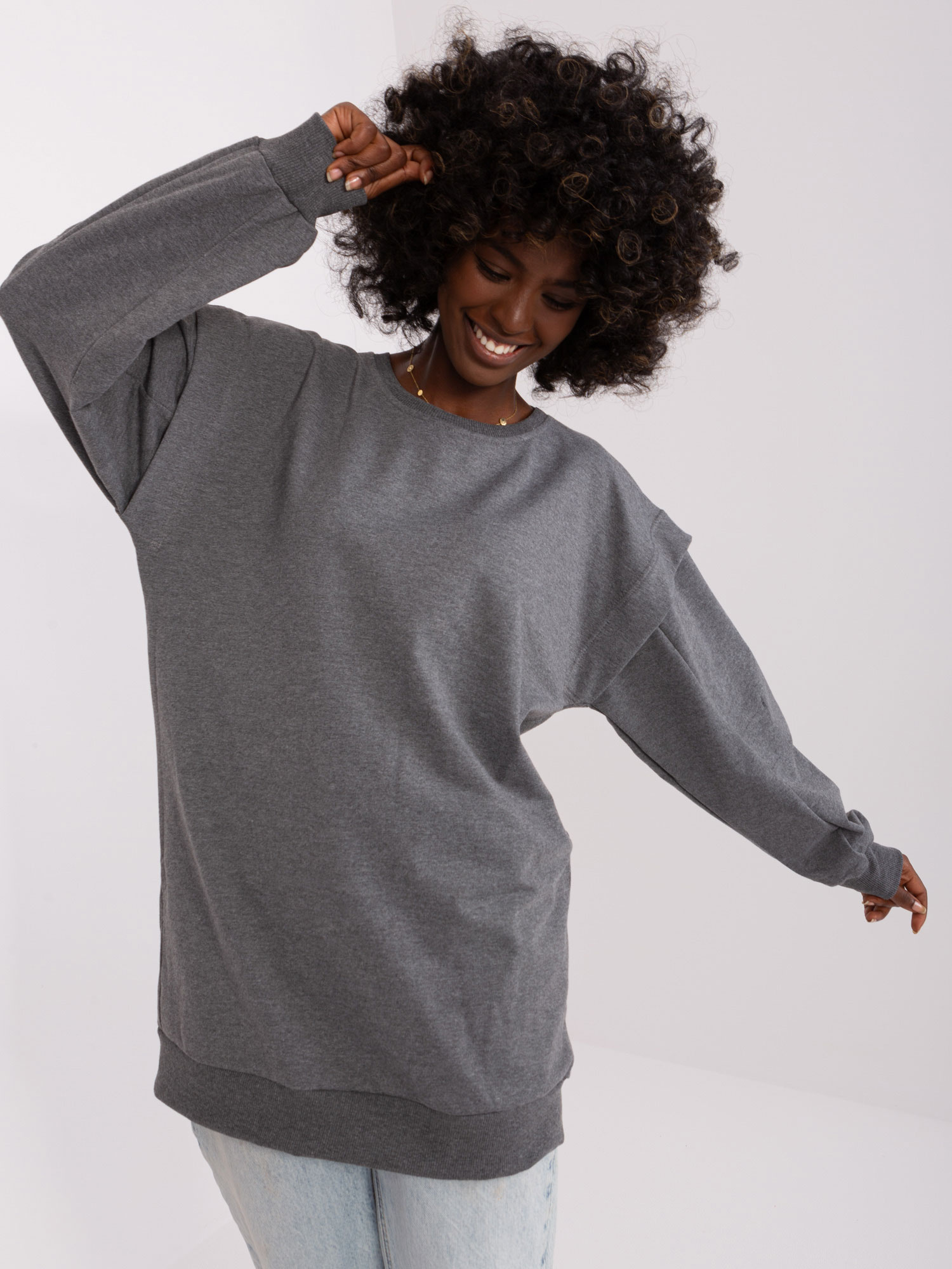 Dámska oversize mikina EM-TU-HS-21-499.21 Lily Rose