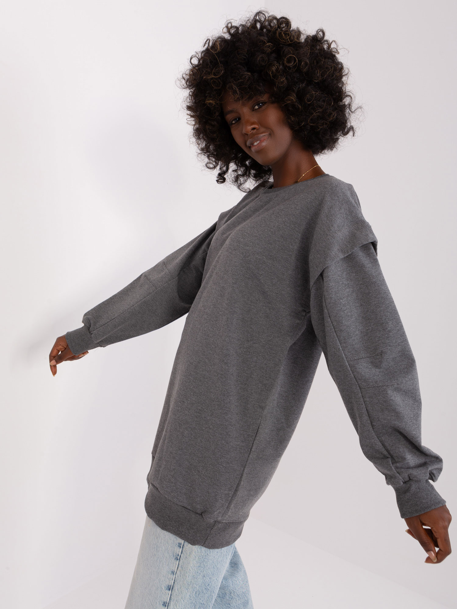 Dámska oversize mikina EM-TU-HS-21-499.21 Lily Rose