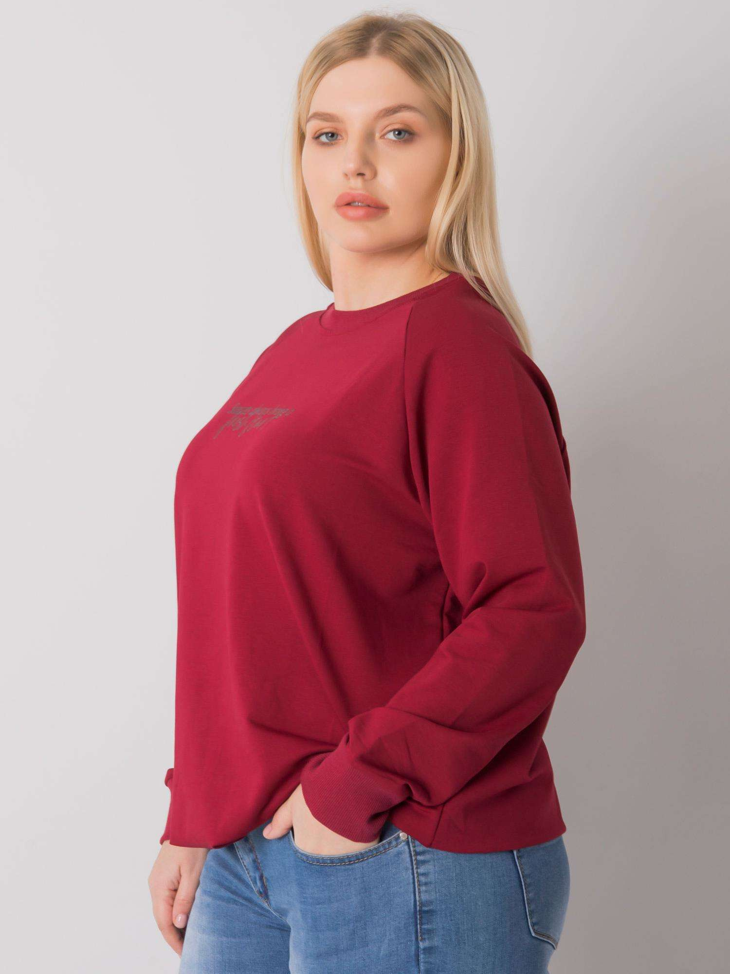 RELEVANCE Mikina Plus Size -RV-BL-7162.12P