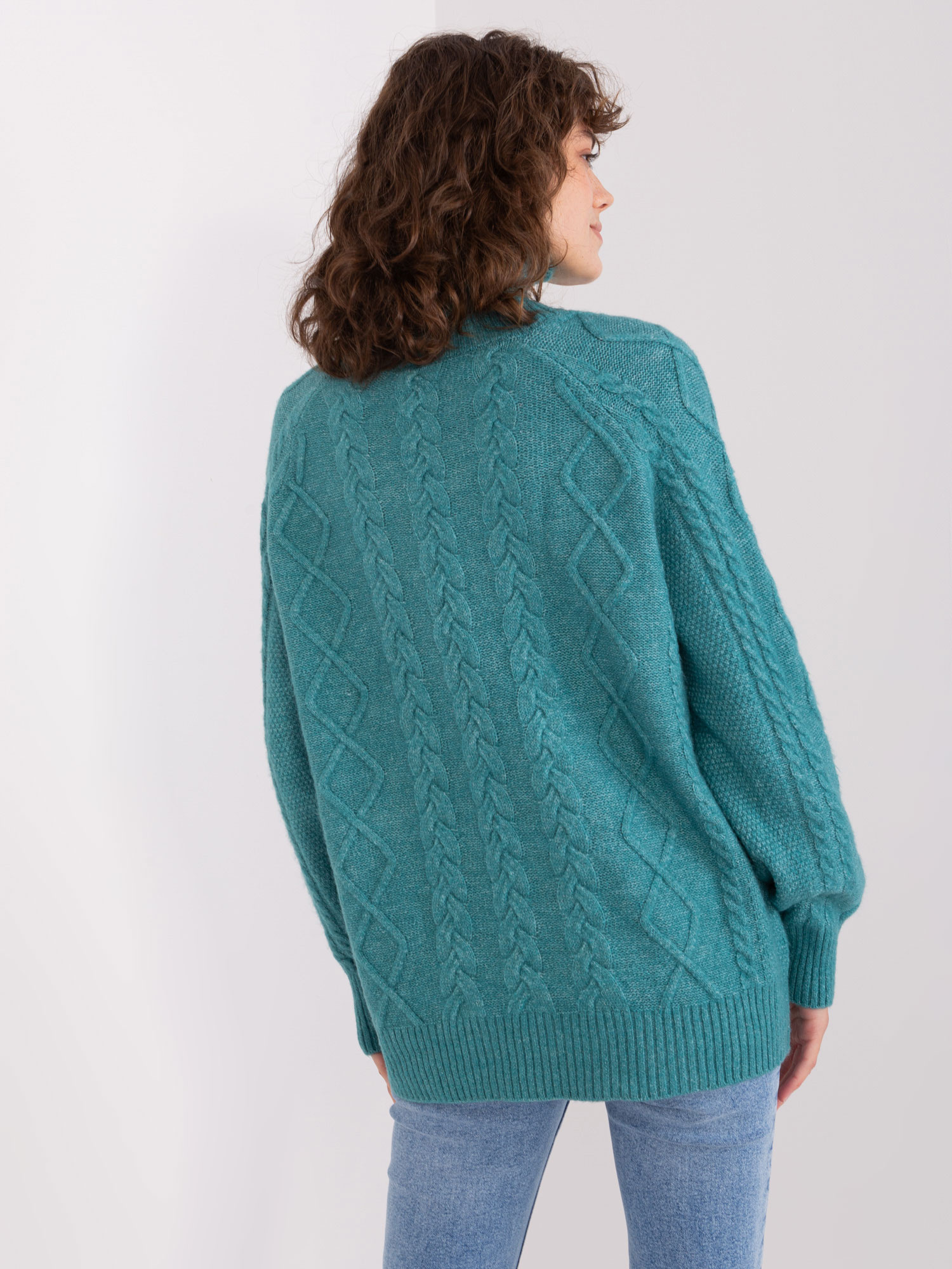 Wool Fashion Italia Sweater-AT-SW-2355-2.12P-Turquoise