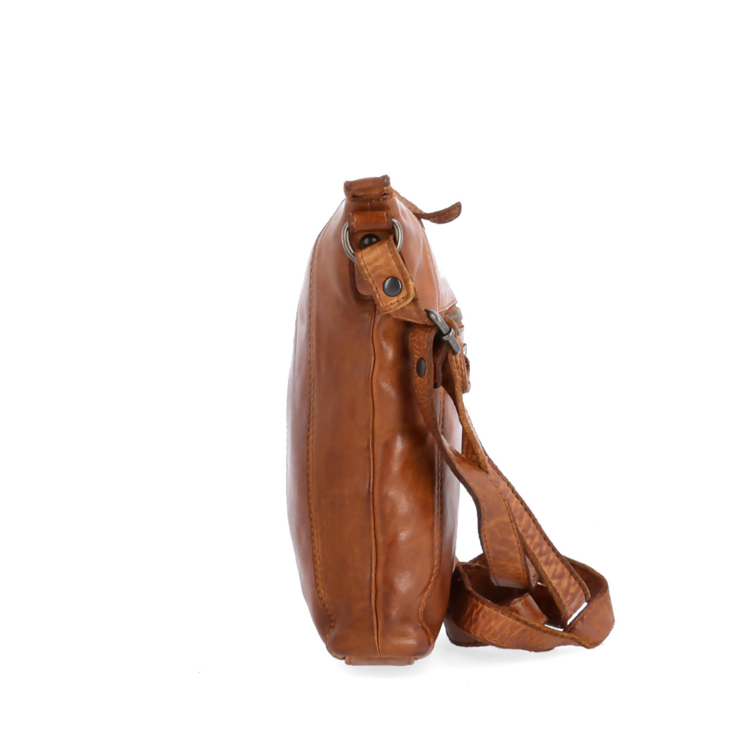 Kožená kabelka crossbody Noelia Bolger koňaková NB 2086 KO